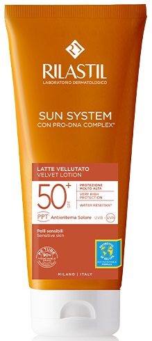 RILASTIL SUN SYSTEM PHOTO PROTECTION TERAPY SPF 50+ LATTE VELLUTANTE 200 ML - latuafarmacia.org