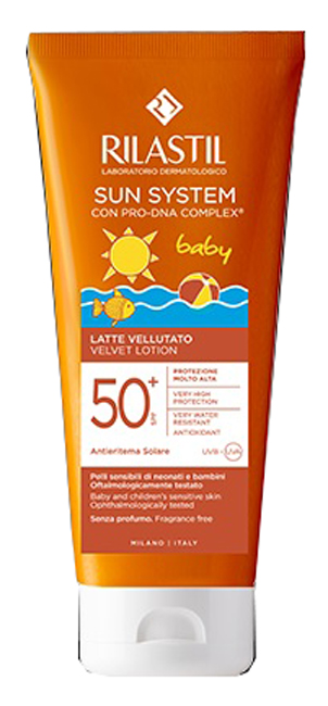 RILASTIL SUN PPT SPF 50+ BABY LATTE VELLUTO 200 ML - latuafarmacia.org