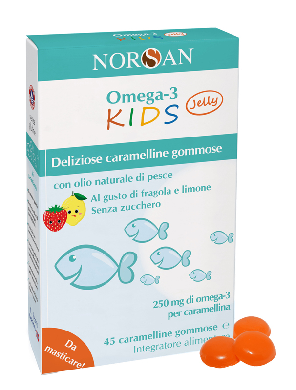 NORSAN OMEGA 3 KIDS 45 CARAMELLINE GOMMOSE - latuafarmacia.org