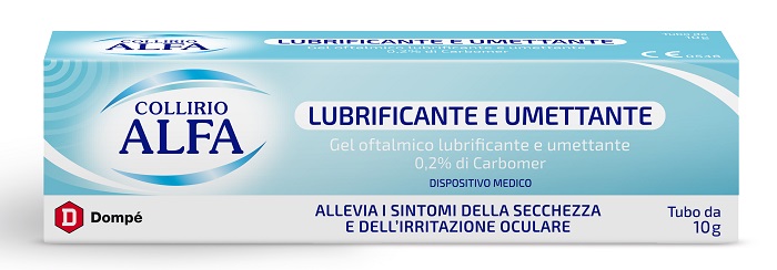 COLLIRIO ALFA LUBRIFICANTE E UMETTANTE GEL 10 ML - latuafarmacia.org