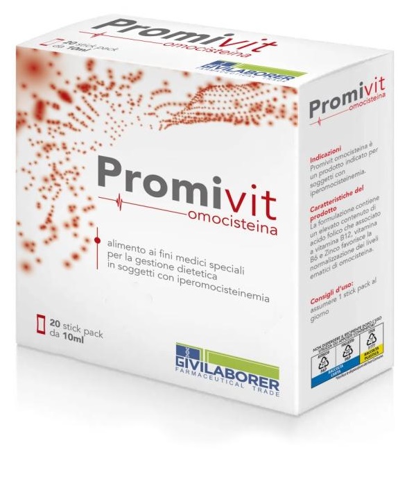 PROMIVIT OMOCISTEINA 20 STICK PACK DA 10 ML - latuafarmacia.org