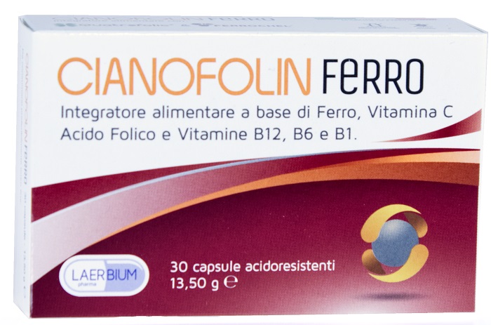 CIANOFOLIN FERRO 30 CAPSULE - latuafarmacia.org