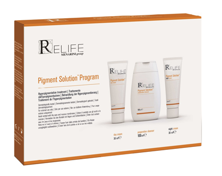 PIGMENT SOLUTION PROGRAM KIT DAY CREAM 30 ML + NIGHT CREAM 30 ML + CLEANSER 100 ML NUOVO PACKAGING MULTILINGUA - latuafarmacia.org