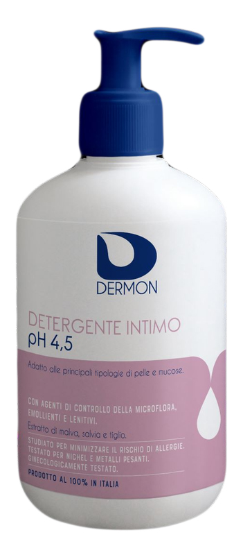 DERMON DETERGENTE INTIMO USO FREQUENTE PH 4,5 500 ML - latuafarmacia.org