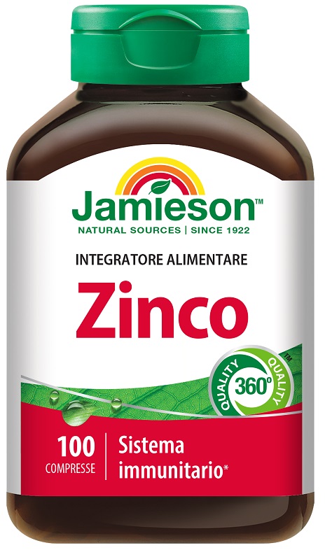 JAMIESON ZINCO 100 COMPRESSE - latuafarmacia.org