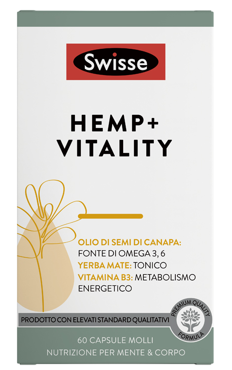 SWISSE HEMP+ VITALITY 60 CAPSULE - latuafarmacia.org