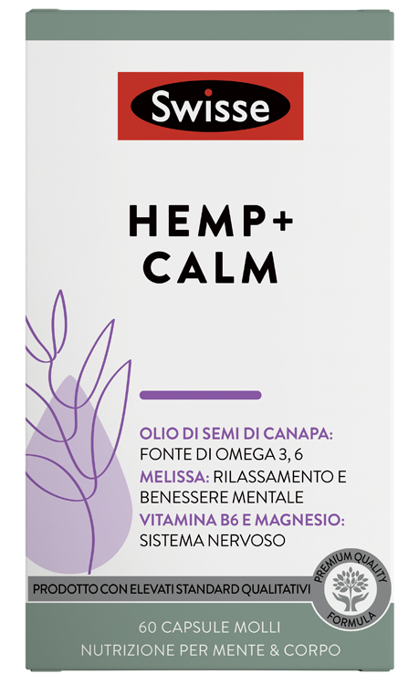 SWISSE HEMP+ CALM 60 CAPSULE - latuafarmacia.org