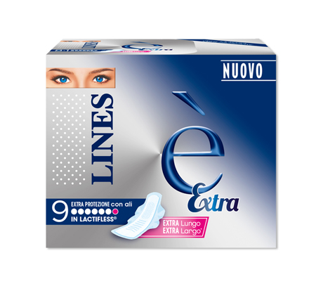 LINES E' EXTRA ASSORBENTI 9 PEZZI - latuafarmacia.org