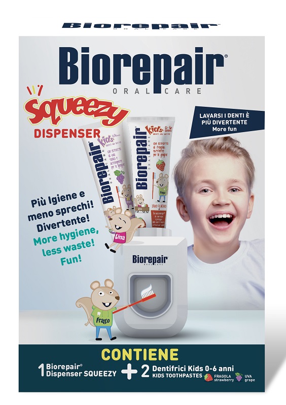 BIOREPAIR SQUEEZE DISPENSER + 2 KIDS 50 ML - latuafarmacia.org