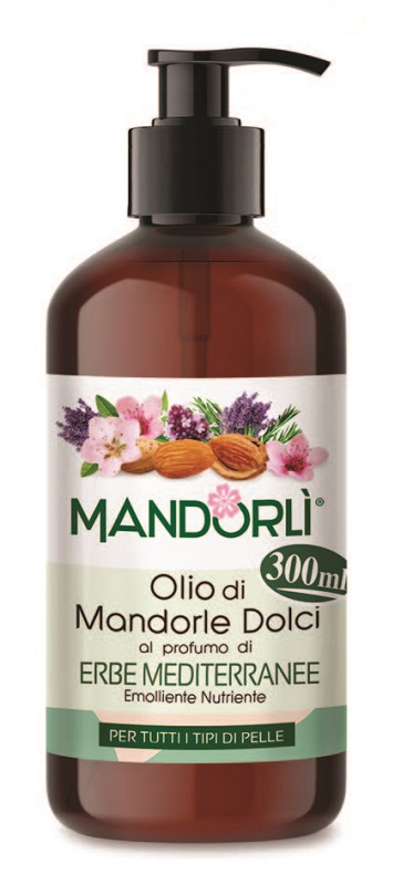 MANDORLI ERBE MEDITERRANEE OLIO CORPO 300 ML - latuafarmacia.org