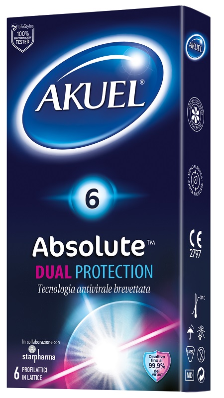 AKUEL ABSOLUTE DUAL PROTECTION 6 PEZZI - latuafarmacia.org