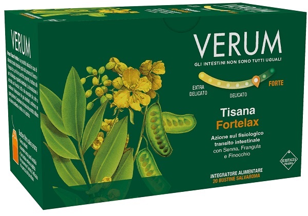 VERUM FORTELAX TISANA 20 FILTRI - latuafarmacia.org