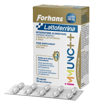 FORHANS LATTOFERRINA IMMUNO++ 200 MG LATTOFERRINA 30 CAPSULE - latuafarmacia.org