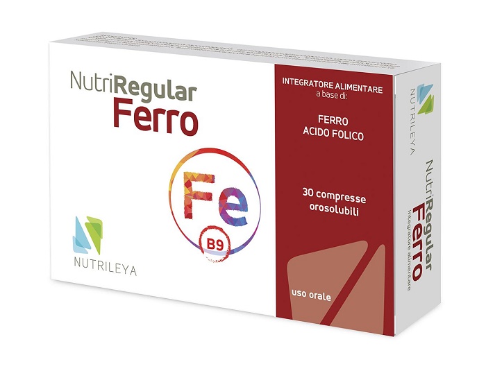 NUTRIREGULAR FERRO 30 COMPRESSE OROSOLUBILI - latuafarmacia.org
