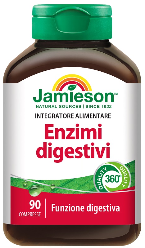 JAMIESON ENZIMI DIGESTIVI 90 COMPRESSE - latuafarmacia.org