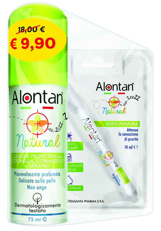BI PACK NATURAL SPRAY 75 ML + AFTERBITE DOPO PUNTURA 14 ML - latuafarmacia.org