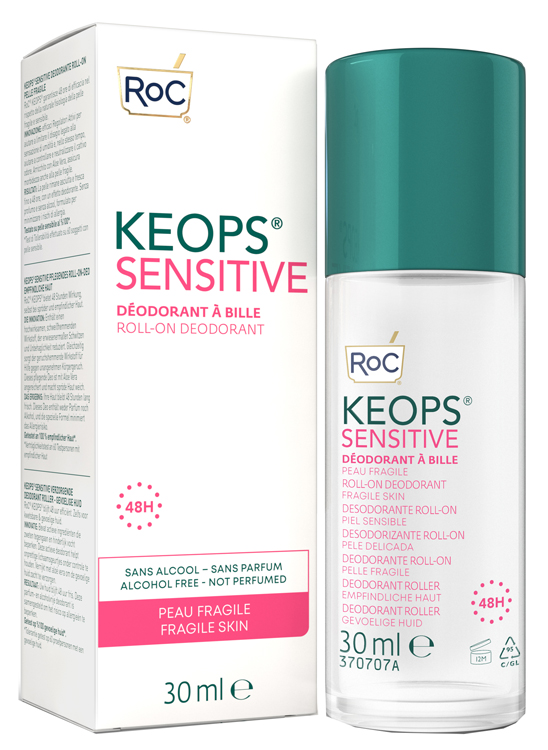 ROC KEOPS DEODORANTE ROLL-ON 48H SENSITIVE 30 ML - latuafarmacia.org