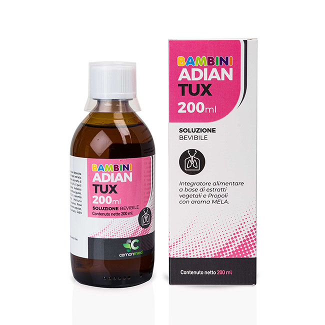 CEMONMED ADIANTUX BAMBINI SOLUZIONE BEVIBILE 200 ML - latuafarmacia.org