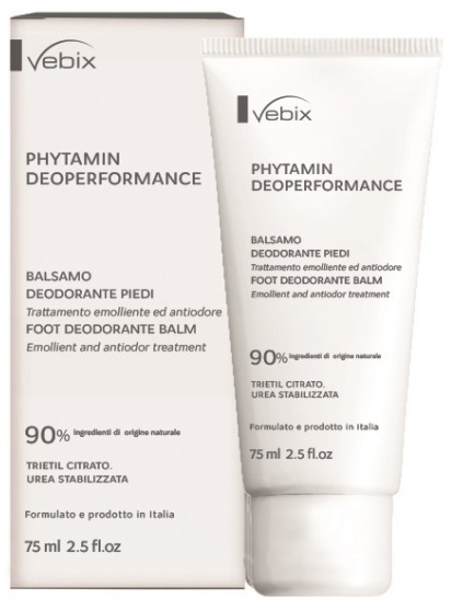 VEBIX PHYTAMIN E DEO PERFORMANCE BALSAMO PIEDI 24H-75ML - latuafarmacia.org