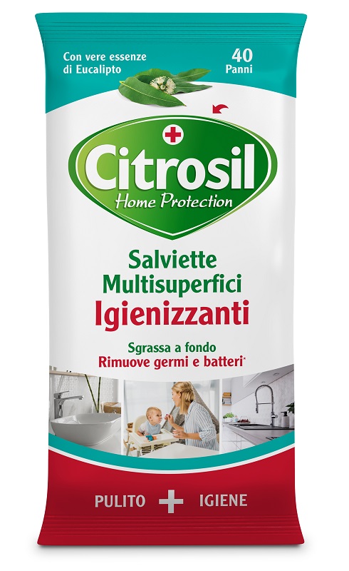 CITROSIL SALVIETTE IGIENIZZANTI EUCALIPTO 40 PEZZI - latuafarmacia.org