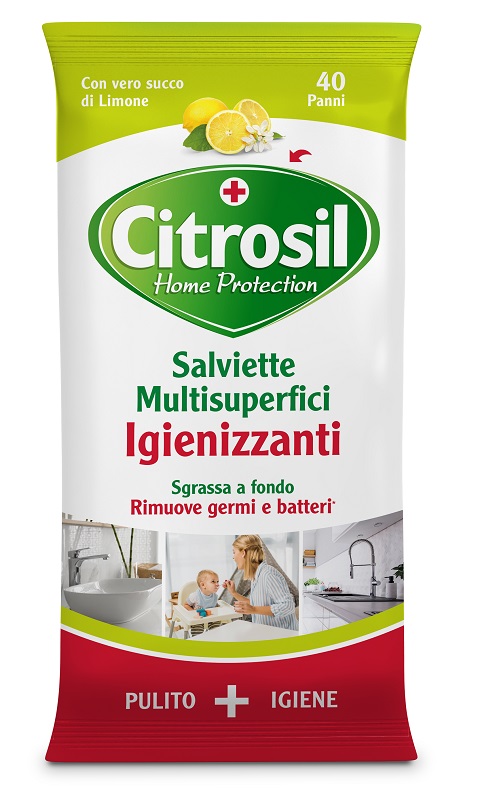 CITROSIL SALVIETTE IGIENIZZANTI LIMONE 40 PEZZI - latuafarmacia.org