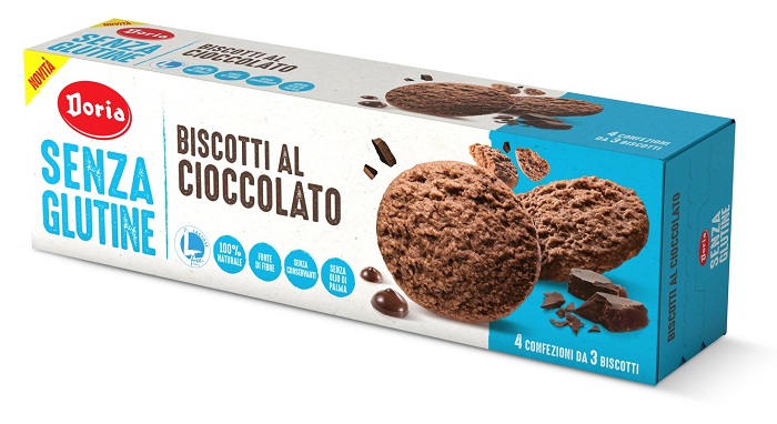 DORIA BISCOTTI CIOCCOLATO 4X37,5 G - latuafarmacia.org