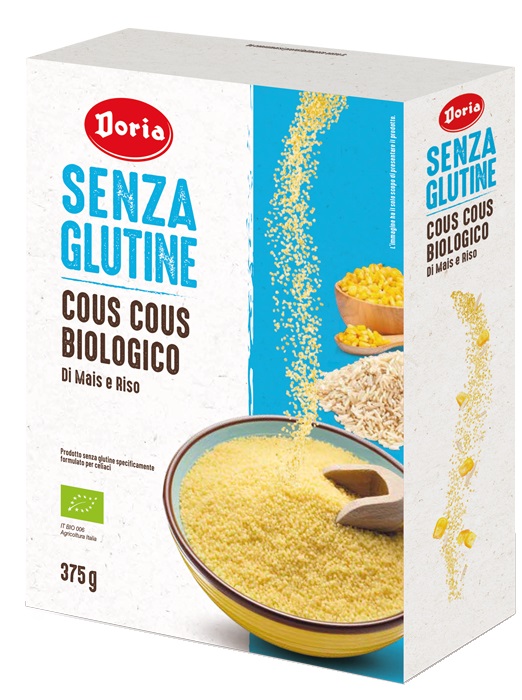 DORIA COUS COUS BIOLOGICO MAIS-RISO 375 G - latuafarmacia.org