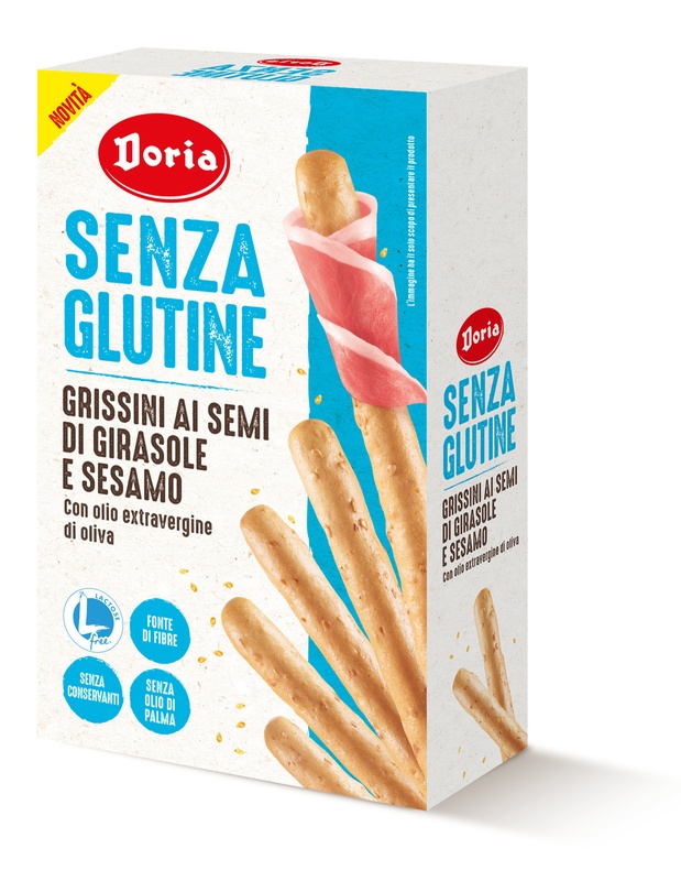 DORIA GRISSINI SEMI GIRASOLE-SESAMO 5 PEZZI DA 20 G - latuafarmacia.org