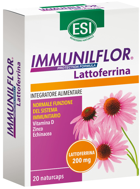 ESI IMMUNILFLOR LATTOFERRINA 20 NATURCAPS - latuafarmacia.org