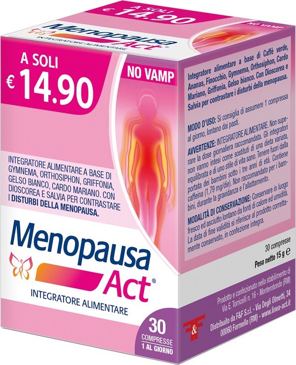 MENOPAUSA ACT 30 COMPRESSE - latuafarmacia.org