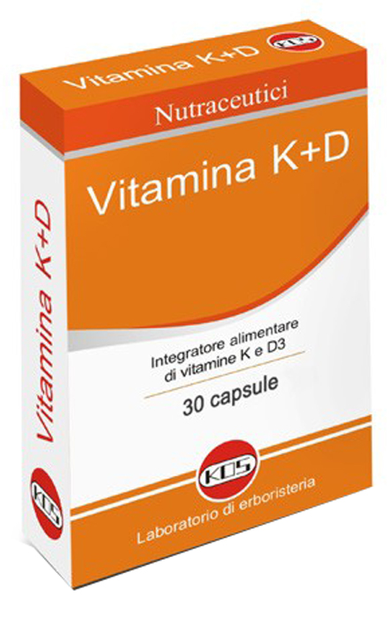 VITAMINA K+D VEGETALE 30 CAPSULE - latuafarmacia.org