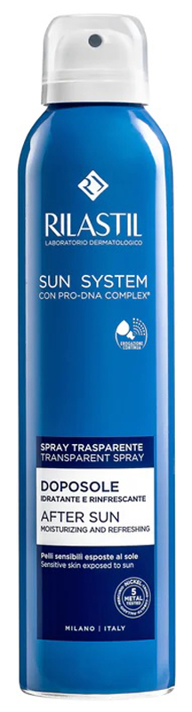 RILASTIL SUN SYSTEM DOPOSOLE SPRAY TRASPARENTE DOPOSOLE IDRATANTE E RINFRESCANTE 200 ML - latuafarmacia.org