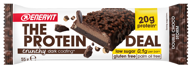 ENERVIT PROTEIN DEAL DOUBLE CHOCO STORM 55 G - latuafarmacia.org
