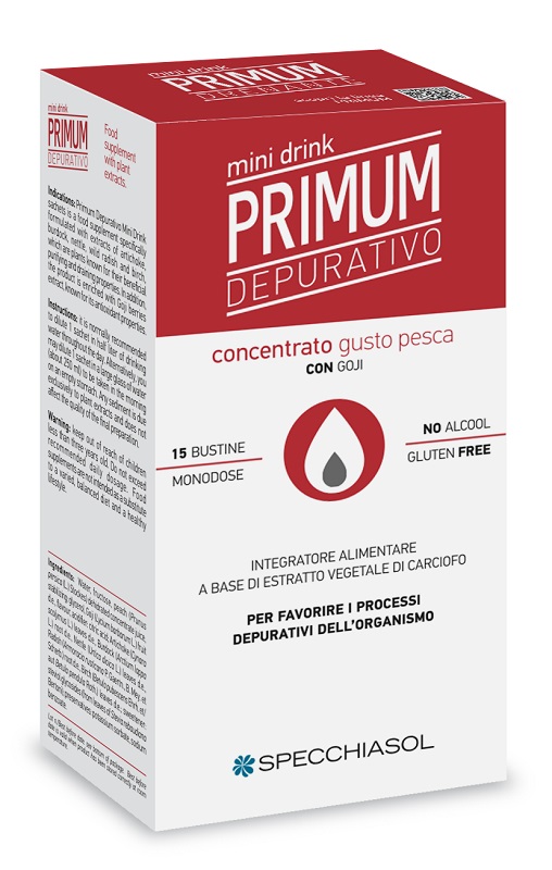 PRIMUM DEPURATIVO MINIDRINK PESCA 15 STICK DA 10 ML - latuafarmacia.org