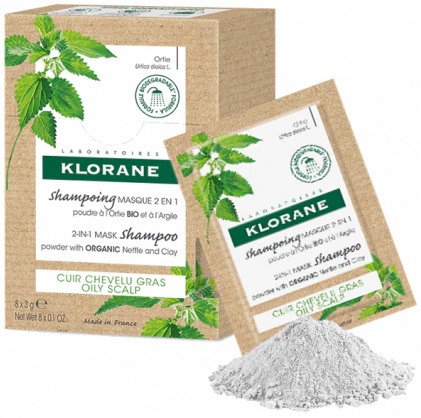 KLORANE SHAMPOO MASCHERA LAVANTE POLVERE ORTICA 8 BUSTINE 3 G - latuafarmacia.org