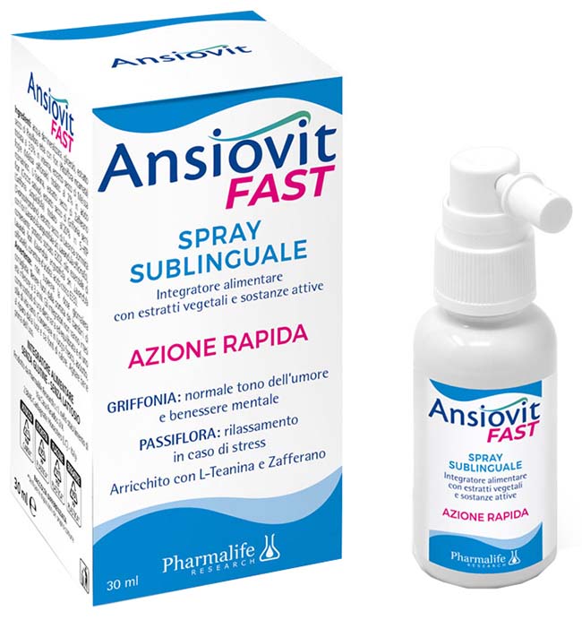 ANSIOVIT FAST SPRAY SUBLINGUALE 30 ML - latuafarmacia.org