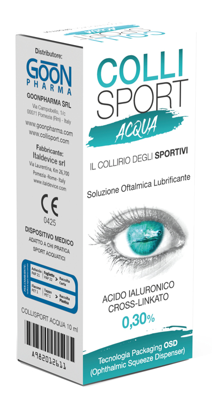 COLLISPORT ACQUA SOLUZIONE OFTALMICA LUBRIFICANTE 10 ML - latuafarmacia.org