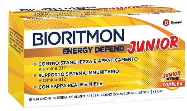 BIORITMON ENERGY DEFEND JUNIOR 10 FLACONCINI 10 ML - latuafarmacia.org