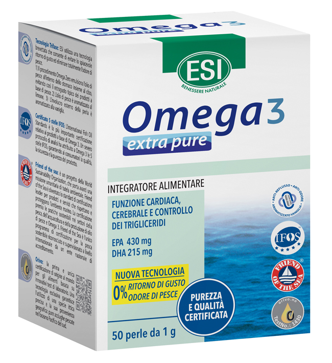 ESI OMEGA 3 EXTRA PURE 50 PERLE - latuafarmacia.org