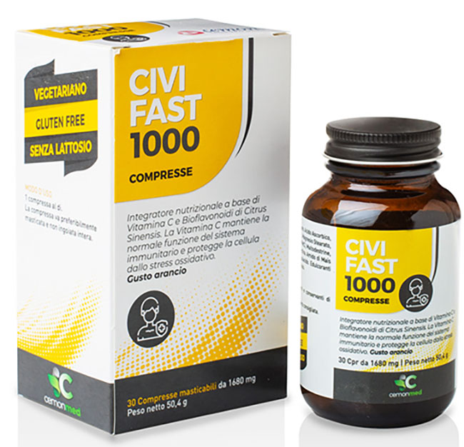 CEMONMED CIVIFAST 1000 30 COMPRESSE MASTICABILI - latuafarmacia.org