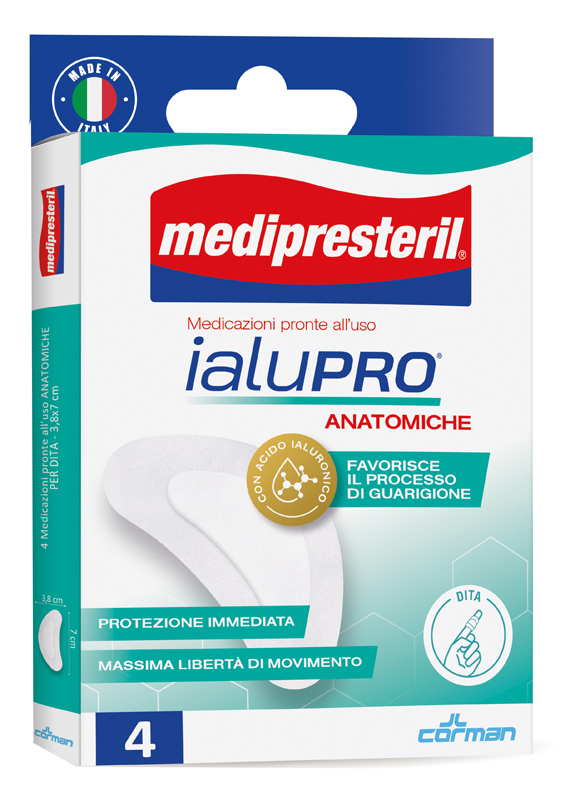 MEDIPRESTERIL IALUPRO DITA 3,8X7 CM 4 PEZZI - latuafarmacia.org