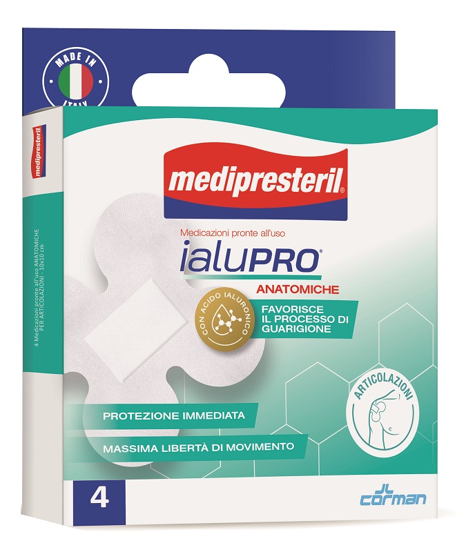 MEDIPRESTERIL IALUPRO ARTICOLAZIONI 10X10 CM 4 PEZZI - latuafarmacia.org