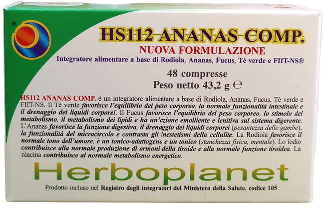 HS112 ANANAS COMP 48 COMPRESSE - latuafarmacia.org
