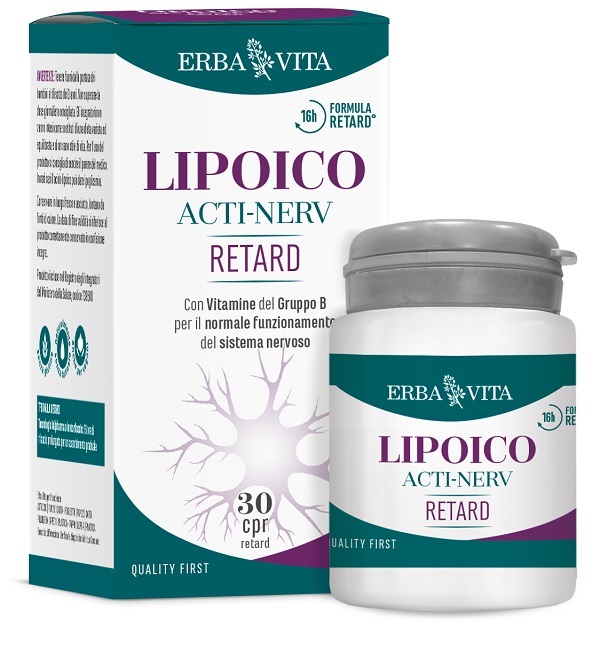 LIPOICO ACTI NERV RETARD 30 COMPRESSE - latuafarmacia.org