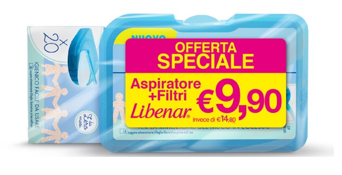 LIBENAR BIPACCO ASPIRATORE SOFT + 25 FILTRI - latuafarmacia.org