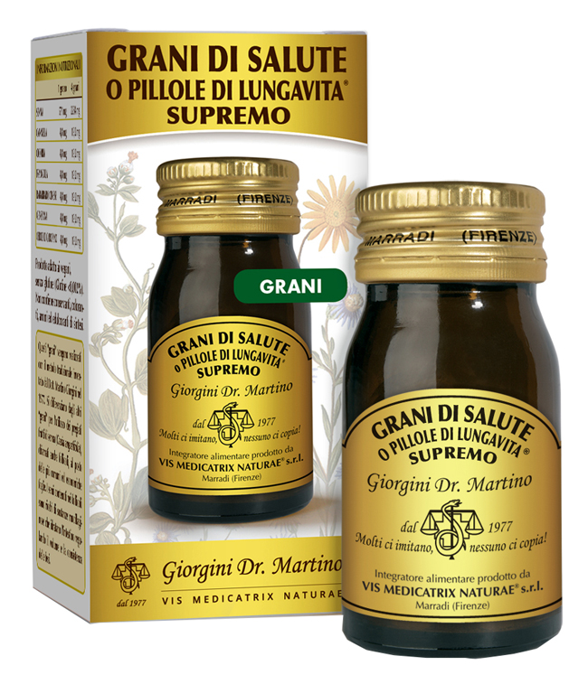 GRANI DI SALUTE O PILLOLE DI LUNGAVITA SUPREMO 30 G - latuafarmacia.org
