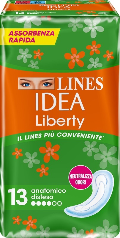 LINES IDEA LIBERTY DWCT ANATOMICI 13 PEZZI - latuafarmacia.org