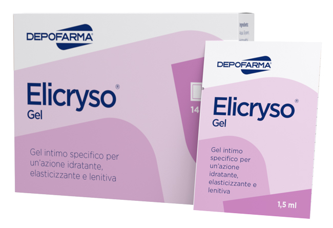 ELICRYSO GEL INTIMO IDRATANTE ELASTICIZZANTE E LENITIVO 14 BUSTINE DA 1,5 ML - latuafarmacia.org