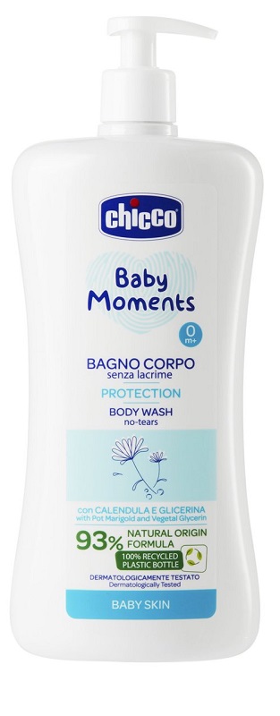 CHICCO BABY MOMENTS BAGNO CORPO SENZA LACRIME PROTECTION 750 ML - latuafarmacia.org