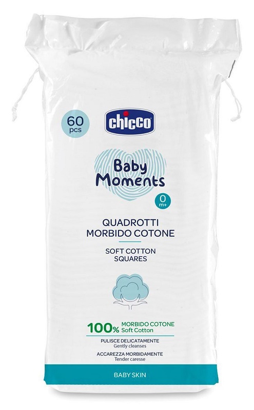 CHICCO BABY MOMENTS QUADROTTI 60 PEZZI - latuafarmacia.org